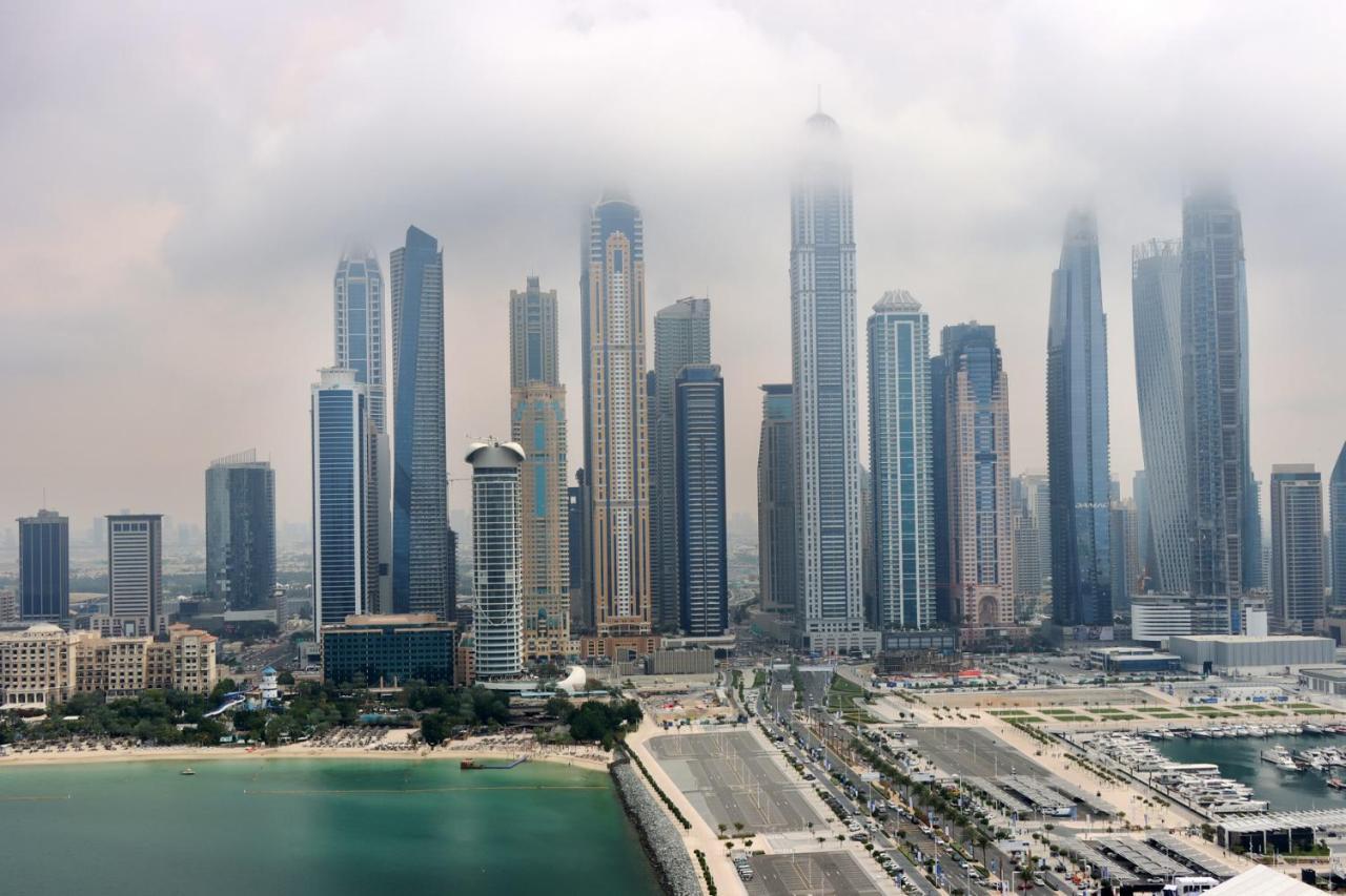 Livbnb Suites - 3 Bedroom With Private Beach Marina Skyline View Dubai Buitenkant foto