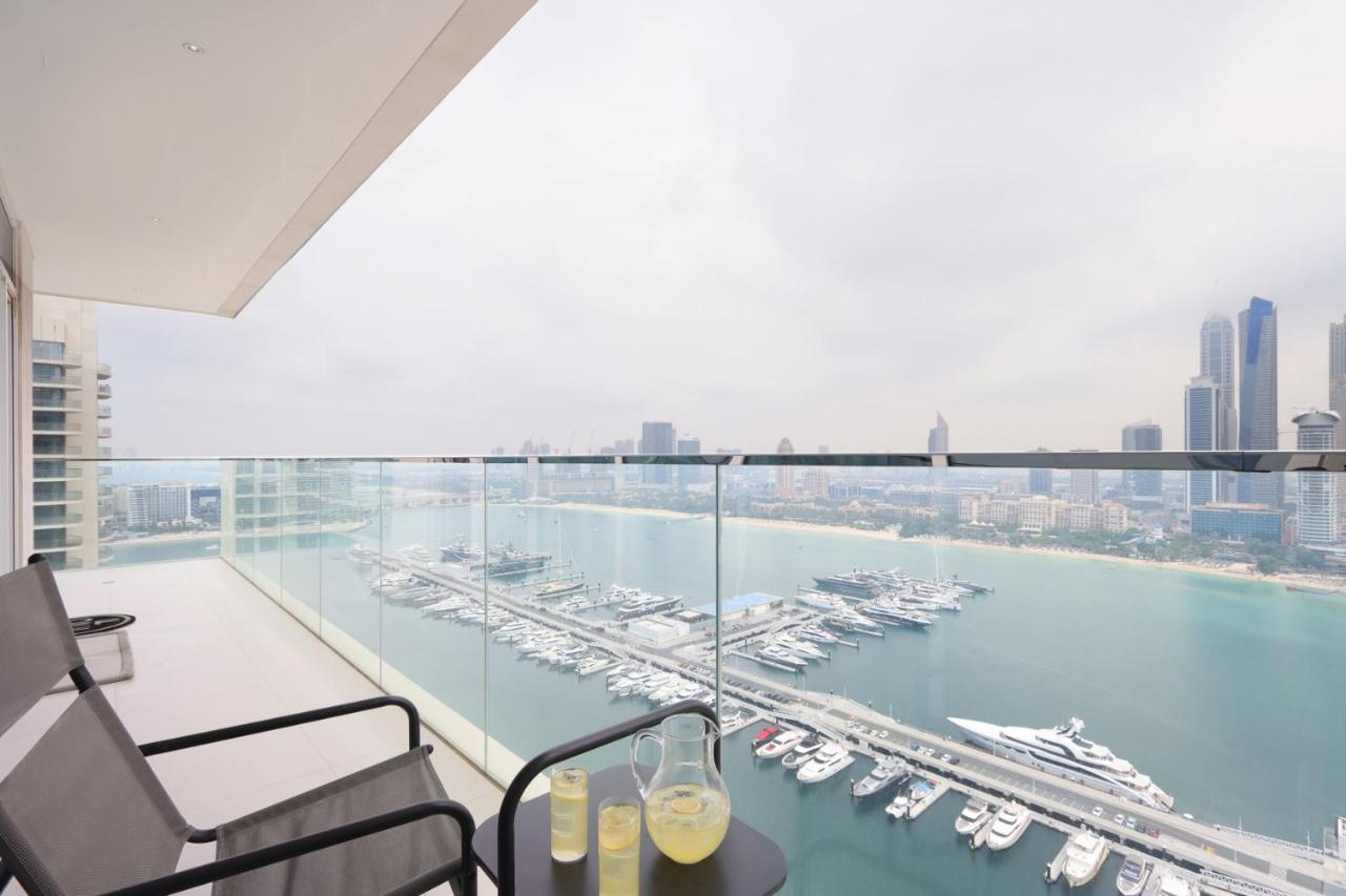 Livbnb Suites - 3 Bedroom With Private Beach Marina Skyline View Dubai Buitenkant foto