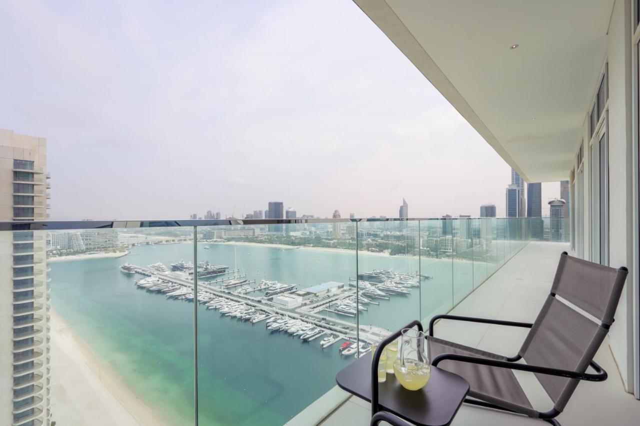 Livbnb Suites - 3 Bedroom With Private Beach Marina Skyline View Dubai Buitenkant foto